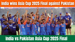 India vs Pakistan Asia Cup 2025 Final victory celebration